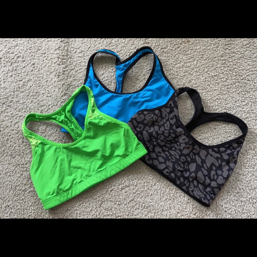 Victoria Secret PINK YOGA racerback sports bras
